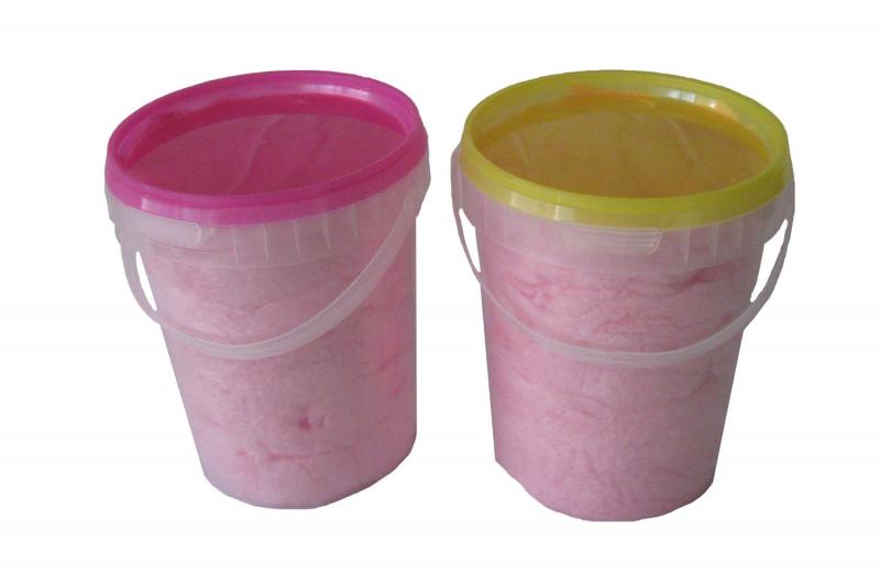 Emmer Transparant met Deksel 1,0 L / 480 stuks