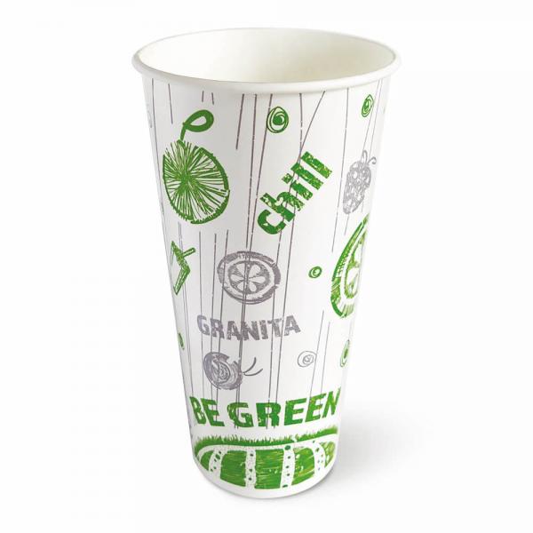 Be Green Paper Cup 500 ml / 1000 stuks