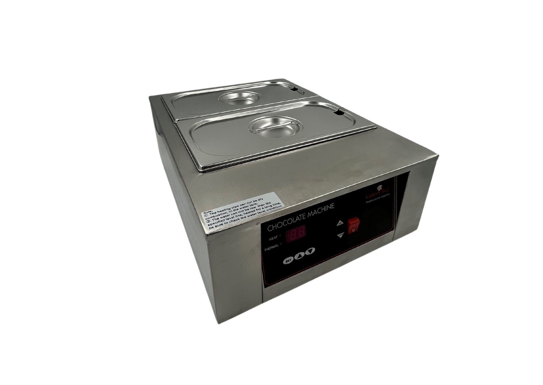 Sauzen Warmer 2/3 GN - 2 Bakjes 