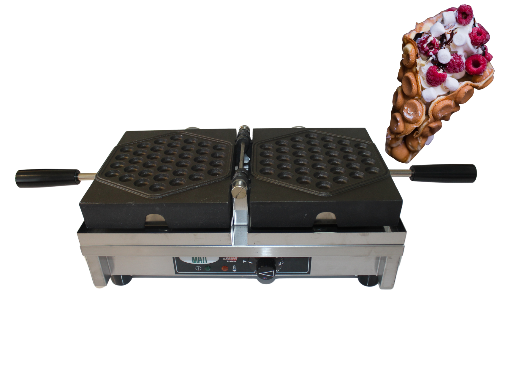 Krumpouz wafelijzer, eenvoudig, 220 V, av/ar (4 x 7 kurk Krumpouz wafelijzer, eenvoudig, 220 V, av/ar (4 x 7 kurk